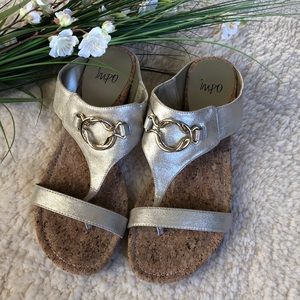 Impo sandals gold color size 9.5